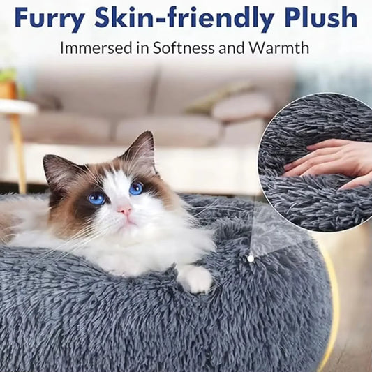 Luxury Calming Plush Pet Bed